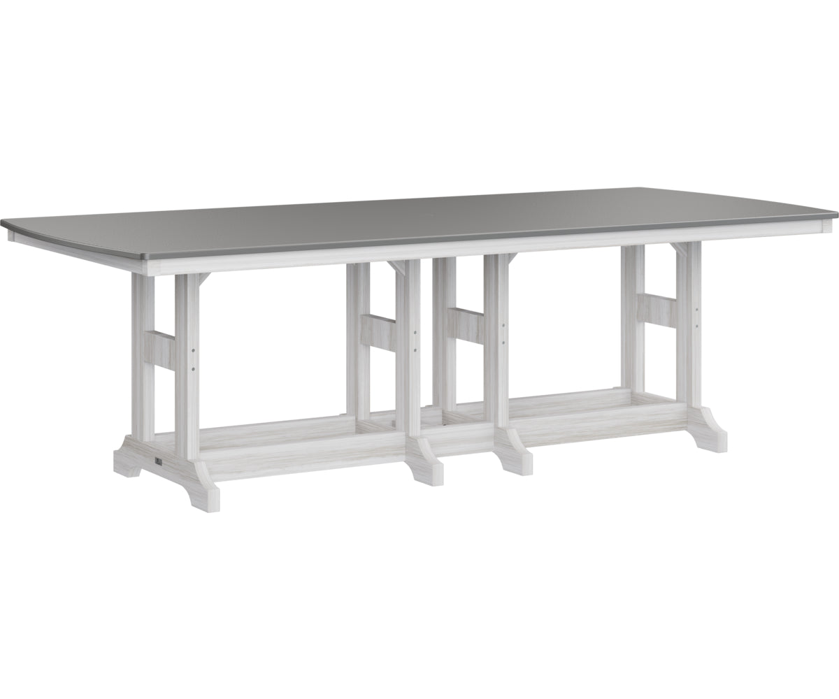 Berlin Gardens Garden Classic 44" x 96" Rectangular Dining Table with Hammered Top