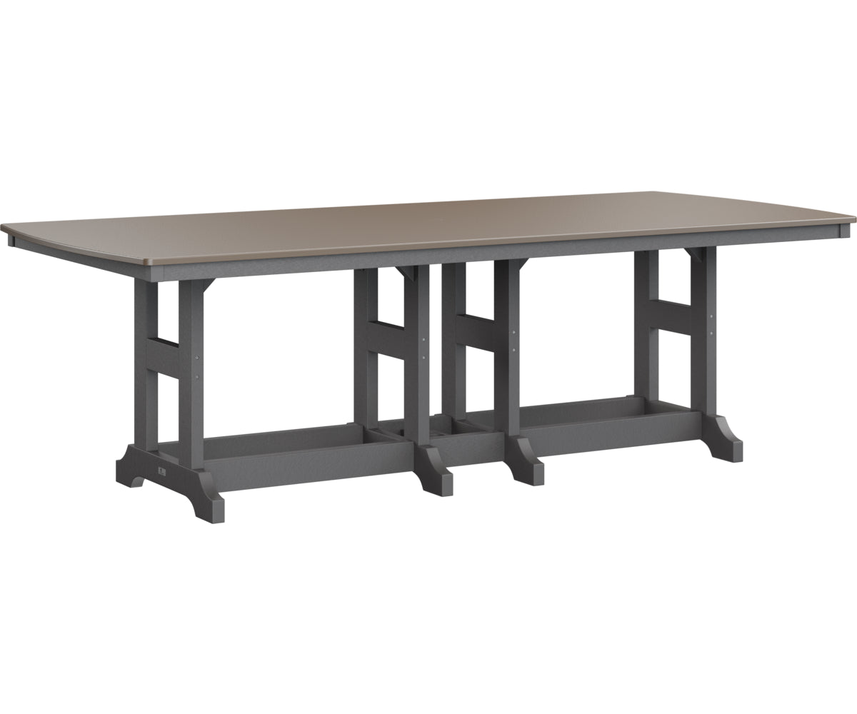 Berlin Gardens Garden Classic 44" x 96" Rectangular Bar Table with Hammered Top