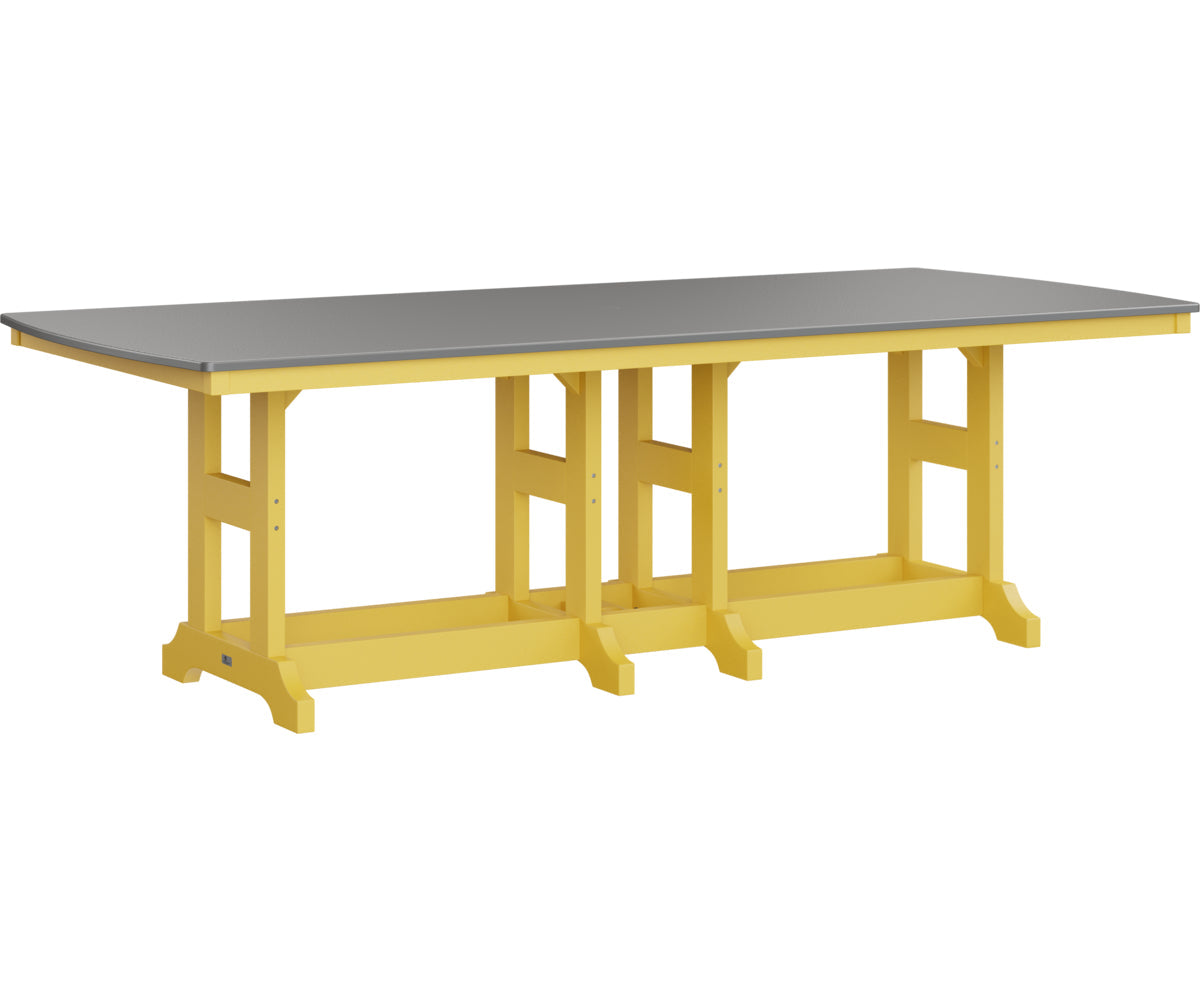 Berlin Gardens Garden Classic 44" x 96" Rectangular Bar Table with Hammered Top