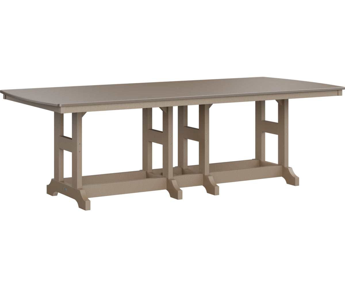 Berlin Gardens Garden Classic 44" x 96" Rectangular Bar Table with Hammered Top