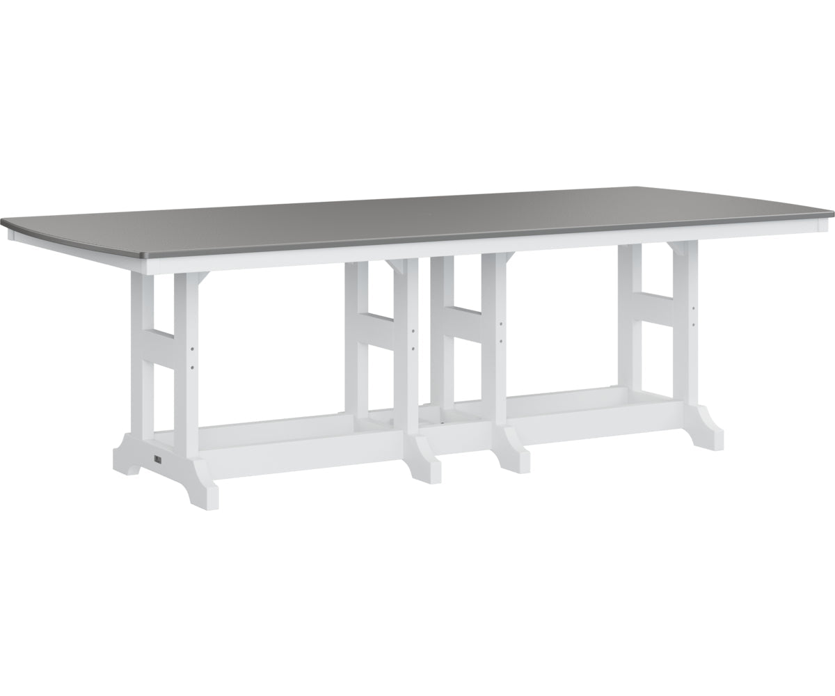 Berlin Gardens Garden Classic 44" x 96" Rectangular Bar Table with Hammered Top
