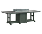 Berlin Gardens Garden Classic 44" x 96" Rectangular Bar Table with Hammered Top