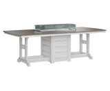 Berlin Gardens Garden Classic 44" x 96" Rectangular Bar Table with Hammered Top