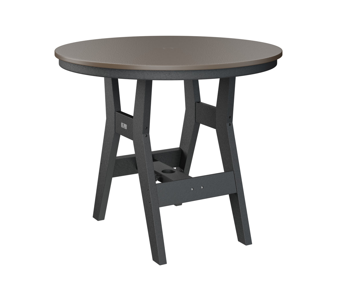 Berlin Gardens Harbor Counter Tables 38" Round Counter Table with Hammered Top