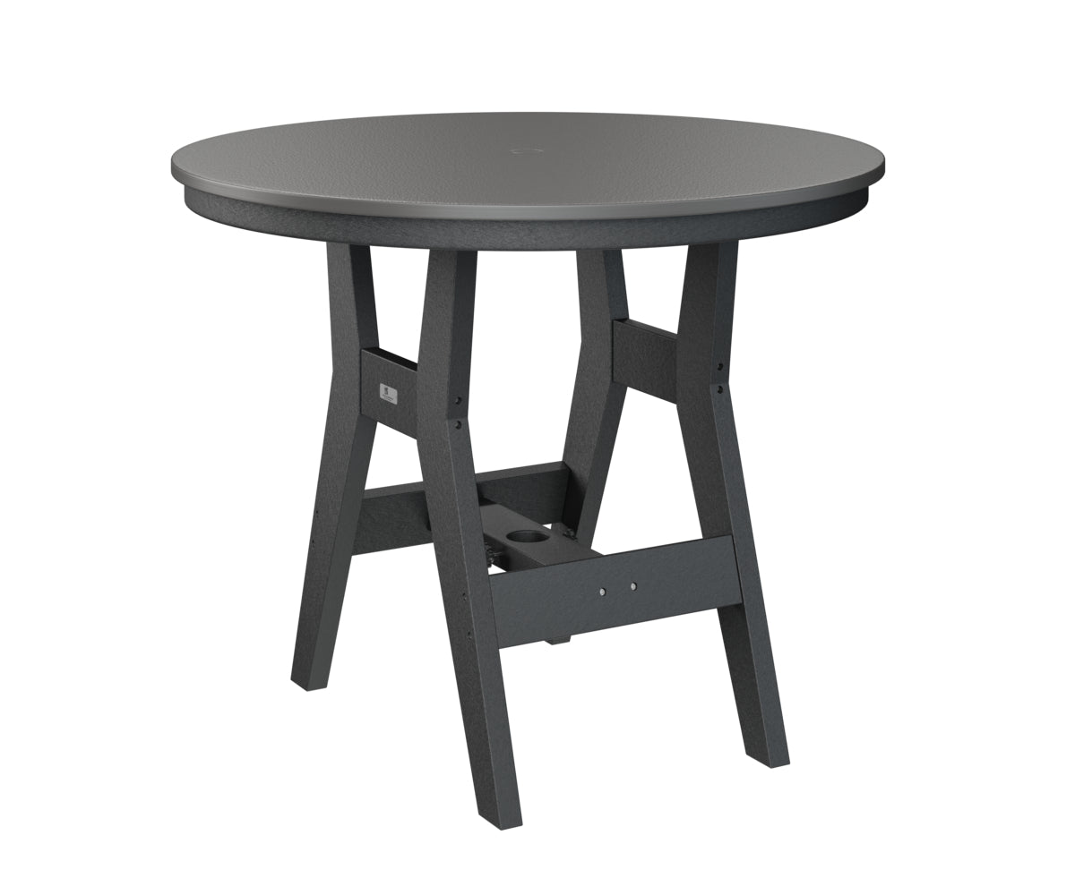 Berlin Gardens Harbor Counter Tables 38" Round Counter Table with Hammered Top