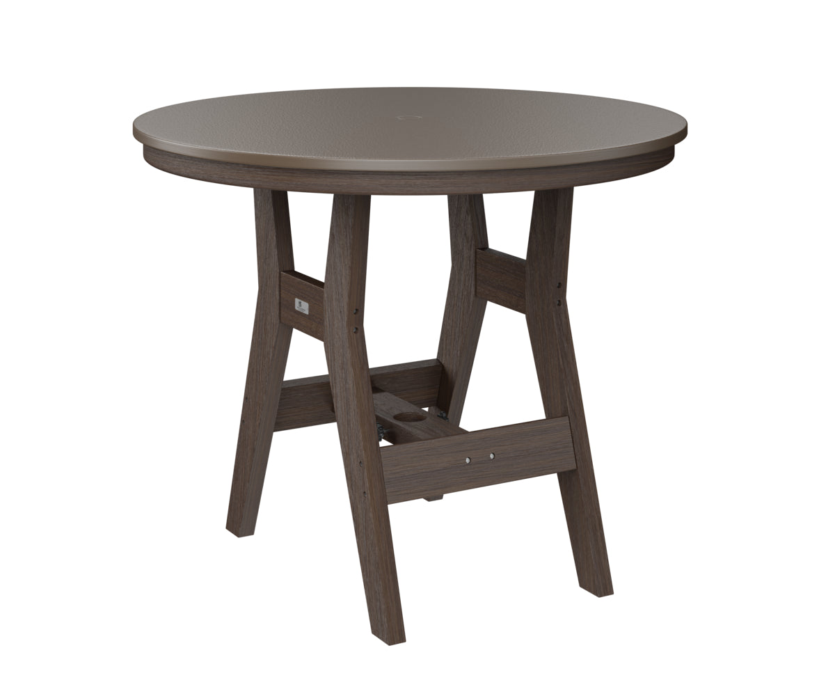 Berlin Gardens Harbor Counter Tables 38" Round Counter Table with Hammered Top