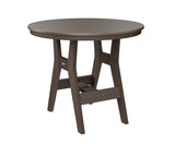 Berlin Gardens Harbor Counter Tables 38" Round Counter Table with Hammered Top