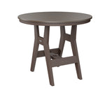 Berlin Gardens Harbor Dining Tables 38" Round Dining Table with Hammered Top
