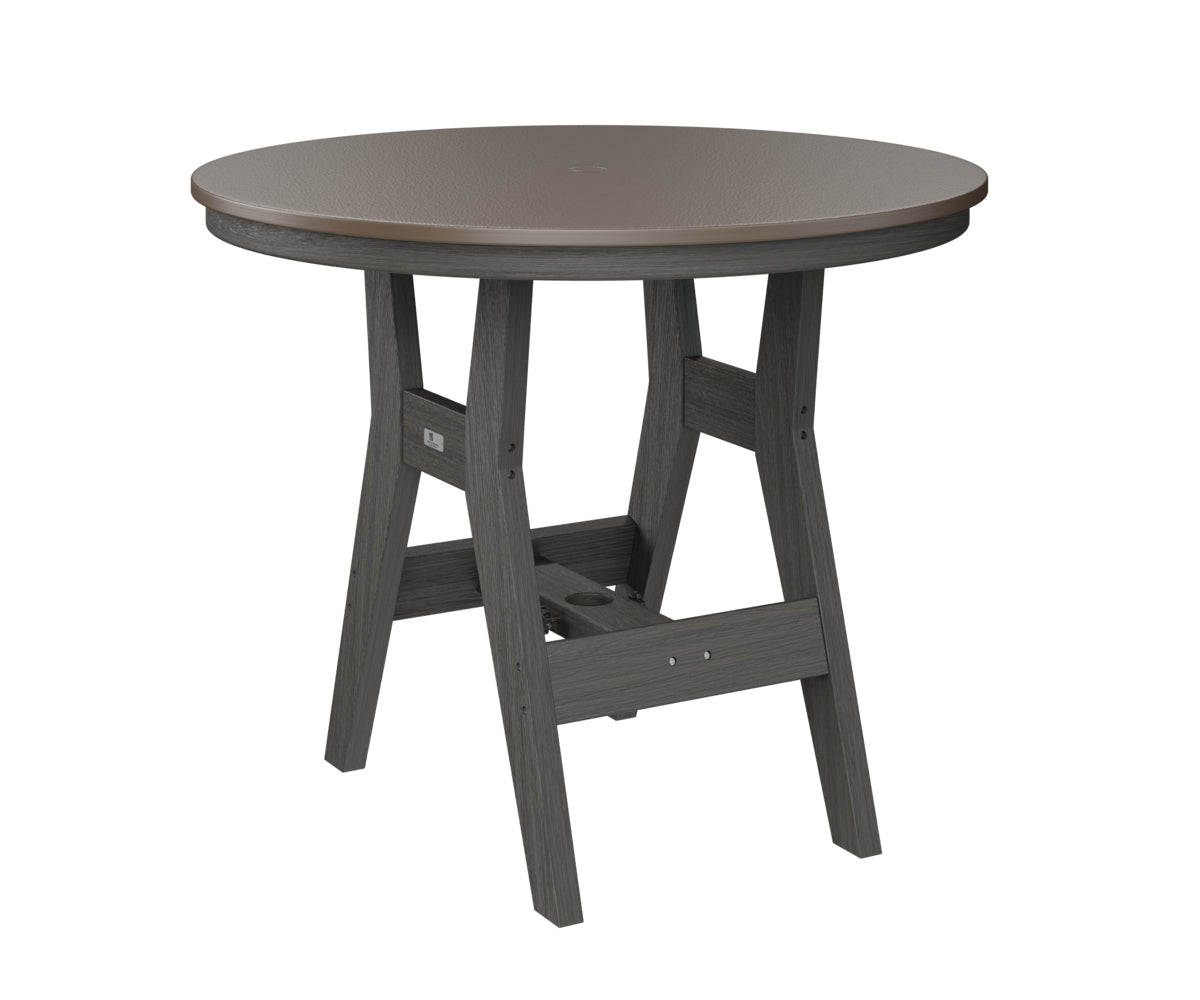 Berlin Gardens Harbor Counter Tables 38" Round Counter Table with Hammered Top