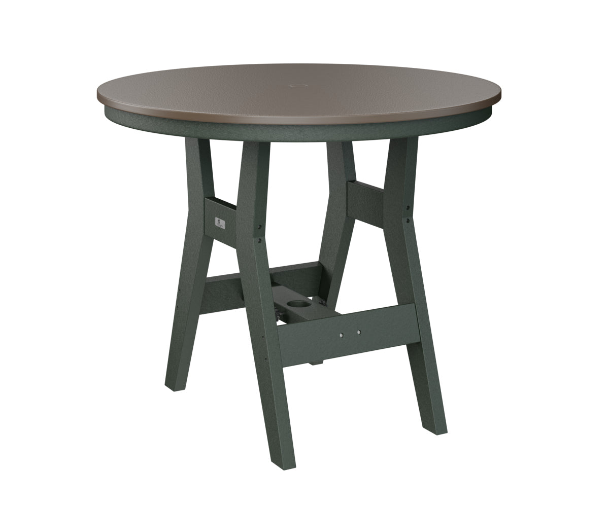 Berlin Gardens Harbor Dining Tables 38" Round Dining Table with Hammered Top