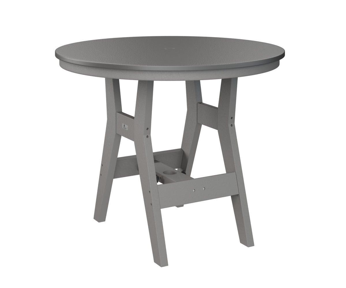 Berlin Gardens Harbor Bar Tables 38" Round Bar Table with Hammered Top