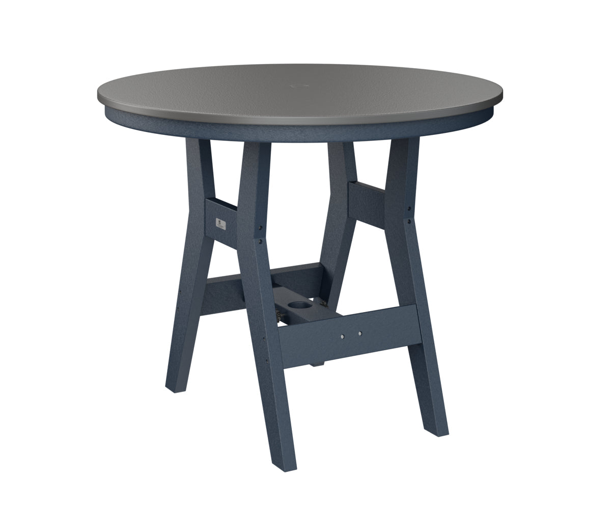 Berlin Gardens Harbor Counter Tables 38" Round Counter Table with Hammered Top
