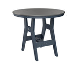 Berlin Gardens Harbor Counter Tables 38" Round Counter Table with Hammered Top