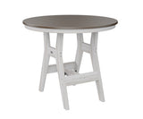 Berlin Gardens Harbor Counter Tables 38" Round Counter Table with Hammered Top
