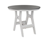 Berlin Gardens Harbor Bar Tables 38" Round Bar Table with Hammered Top