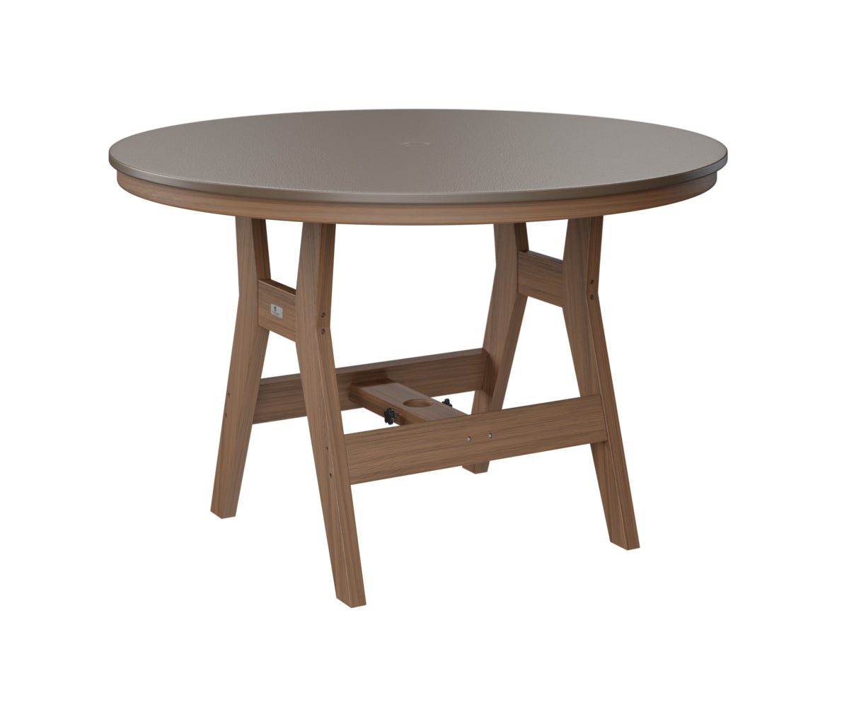 Berlin Gardens Harbor Dining Tables 48" Round Dining Table with Hammered Top