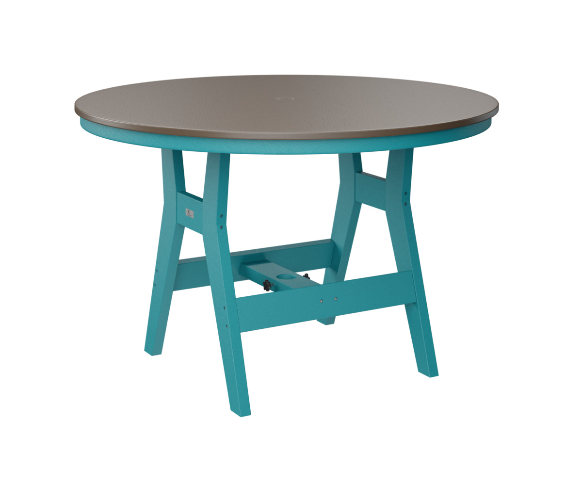 Berlin Gardens Harbor Counter Tables 48" Round Counter Table with Hammered Top