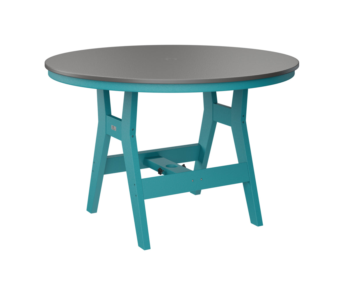 Berlin Gardens Harbor Counter Tables 48" Round Counter Table with Hammered Top