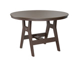 Berlin Gardens Harbor Bar Tables 48" Round Bar Table with Hammered Top