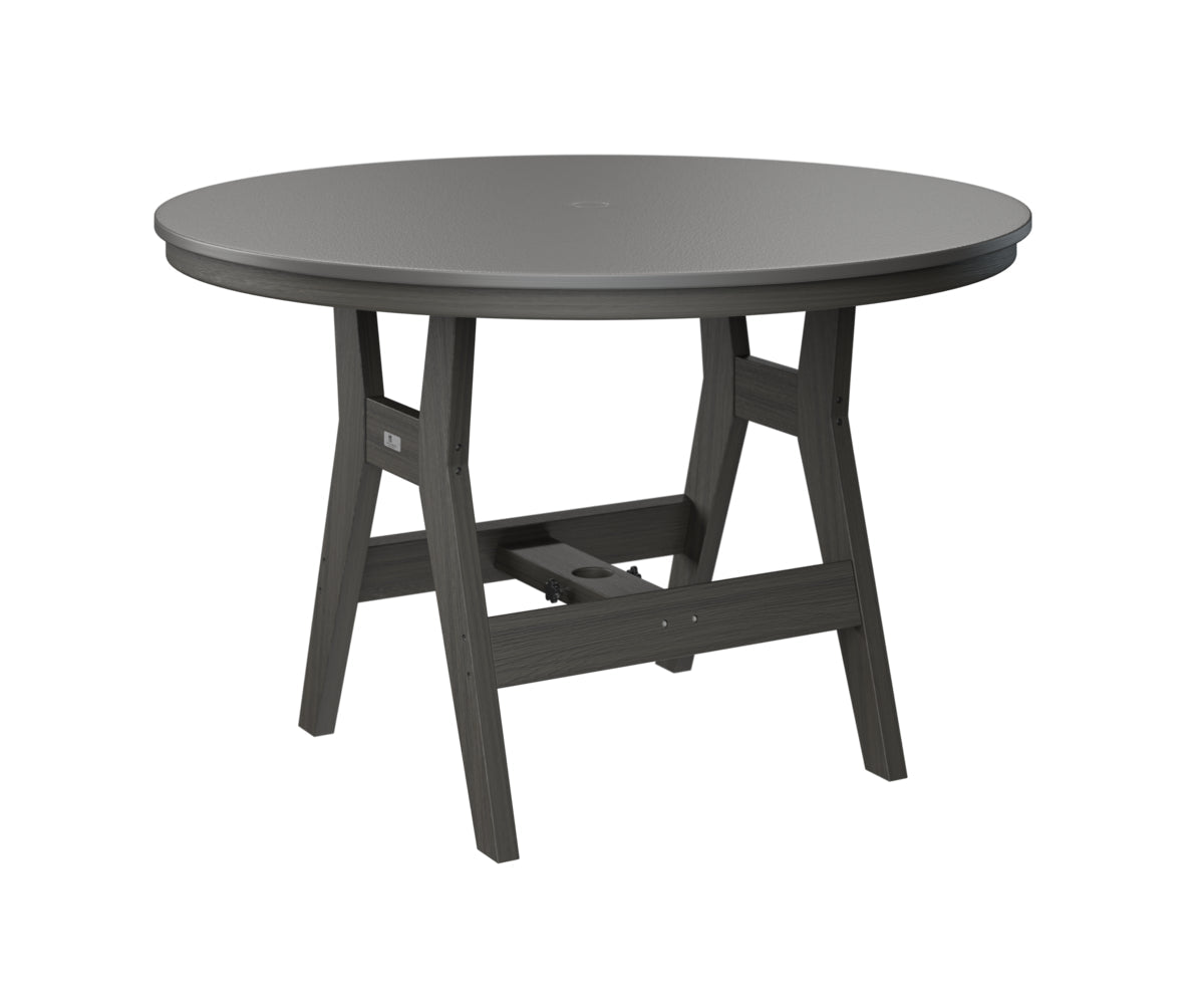 Berlin Gardens Harbor Counter Tables 48" Round Counter Table with Hammered Top