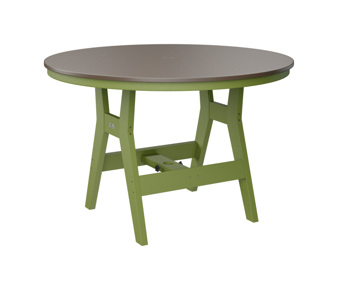 Berlin Gardens Harbor Bar Tables 48" Round Bar Table with Hammered Top