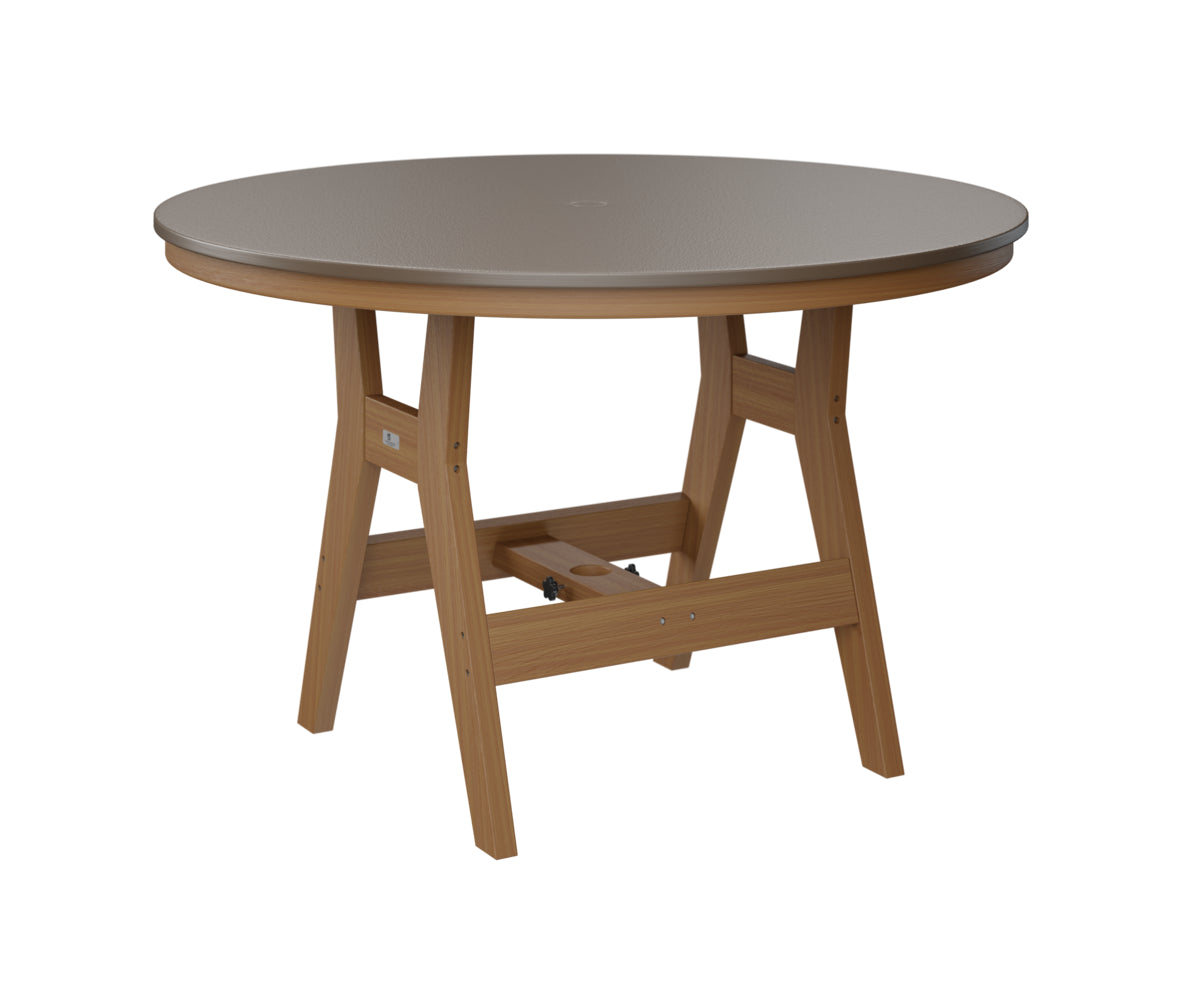 Berlin Gardens Harbor Counter Tables 48" Round Counter Table with Hammered Top