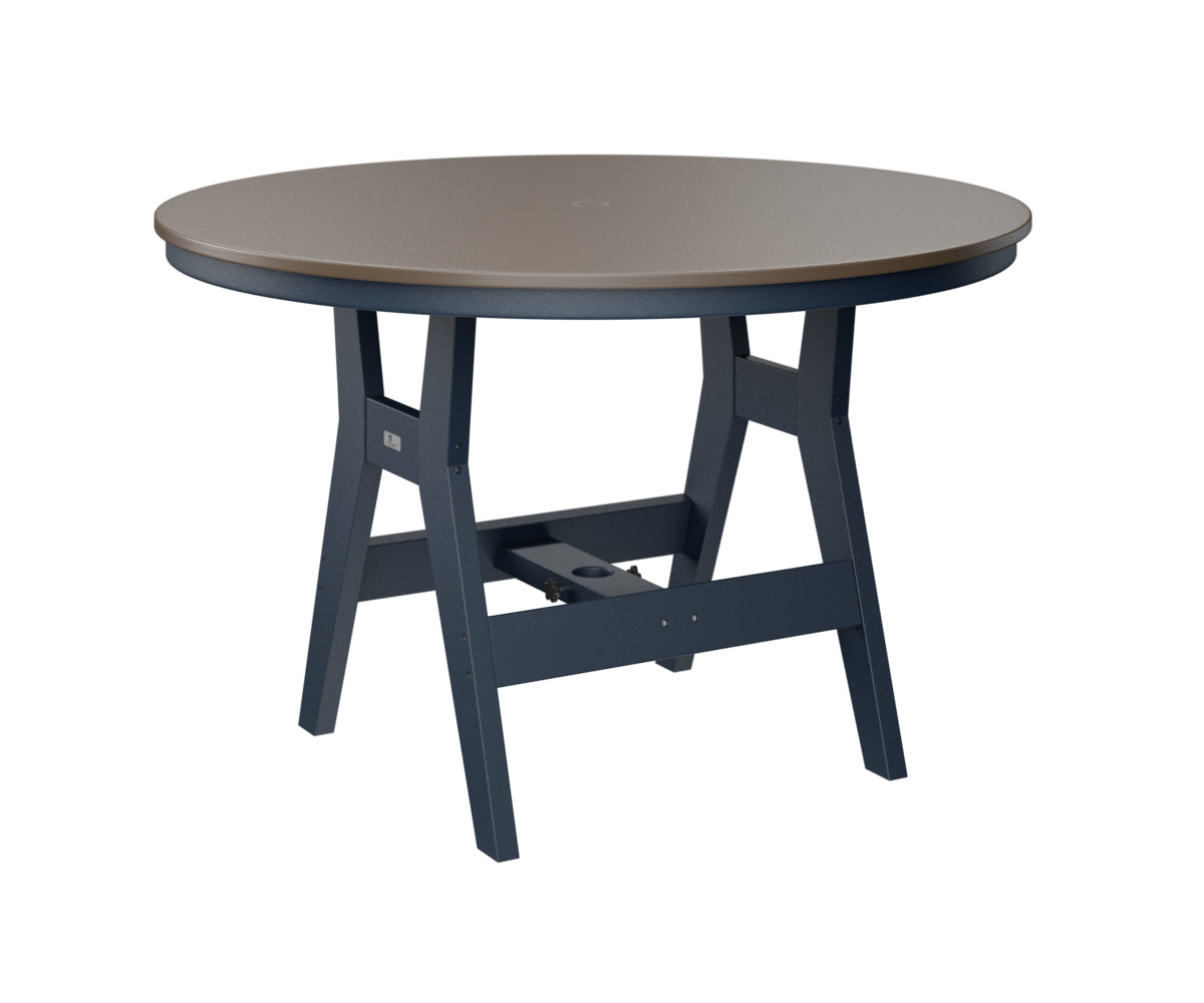Berlin Gardens Harbor Bar Tables 48" Round Bar Table with Hammered Top