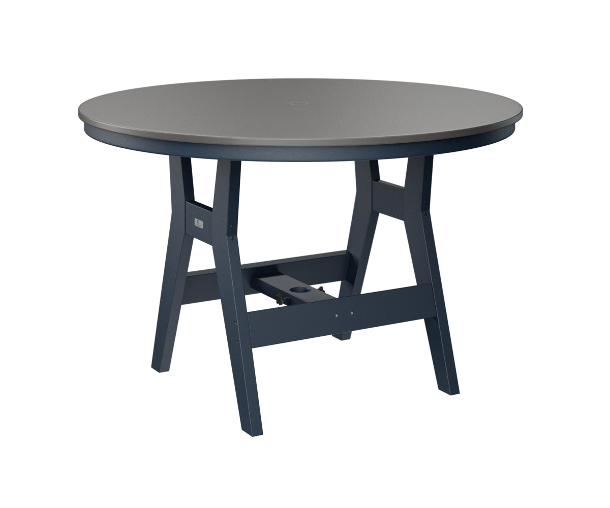 Berlin Gardens Harbor Counter Tables 48" Round Counter Table with Hammered Top