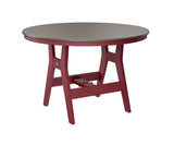 Berlin Gardens Harbor Counter Tables 48" Round Counter Table with Hammered Top