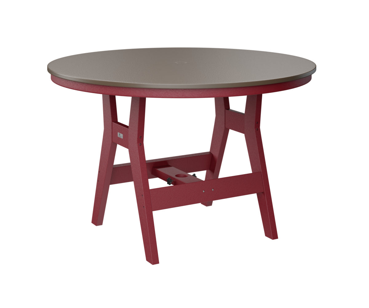 Berlin Gardens Harbor Dining Tables 48" Round Dining Table with Hammered Top