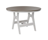 Berlin Gardens Harbor Bar Tables 48" Round Bar Table with Hammered Top