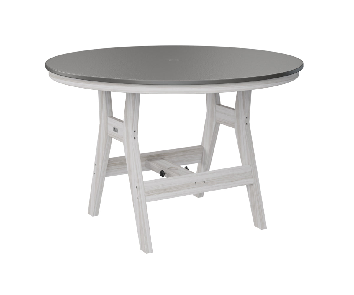 Berlin Gardens Harbor Counter Tables 48" Round Counter Table with Hammered Top