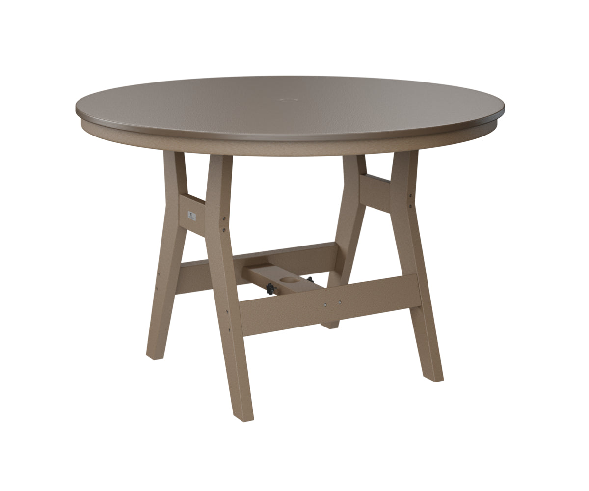 Berlin Gardens Harbor Counter Tables 48" Round Counter Table with Hammered Top