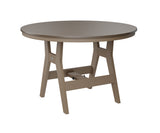 Berlin Gardens Harbor Counter Tables 48" Round Counter Table with Hammered Top