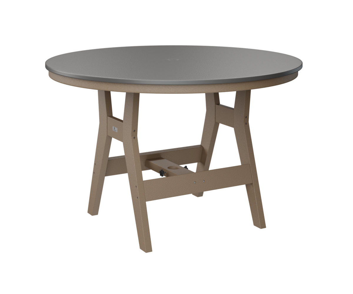 Berlin Gardens Harbor Counter Tables 48" Round Counter Table with Hammered Top