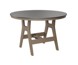 Berlin Gardens Harbor Counter Tables 48" Round Counter Table with Hammered Top
