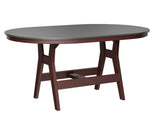 Berlin Gardens Harbor Counter Tables 44" x 64" Oblong Counter Table with Hammered Top