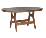 Berlin Gardens Harbor Counter Tables 44" x 64" Oblong Counter Table with Hammered Top