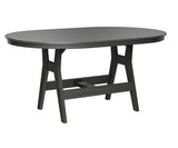 Berlin Gardens Harbor Bar Tables 44" x 64" Oblong Bar Table with Hammered Top