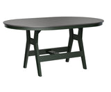 Berlin Gardens Harbor Bar Tables 44" x 64" Oblong Bar Table with Hammered Top