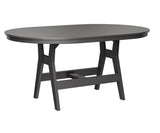 Berlin Gardens Harbor Counter Tables 44" x 64" Oblong Counter Table with Hammered Top
