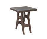 Berlin Gardens Harbor Dining Tables 28" Square Dining Table with Hammered Top
