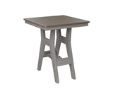 Berlin Gardens Harbor Bar Tables 28" Square Bar Table with Hammered Top