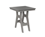 Berlin Gardens Harbor Bar Tables 28" Square Bar Table with Hammered Top