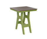 Berlin Gardens Harbor Bar Tables 28" Square Bar Table with Hammered Top