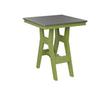 Berlin Gardens Harbor Bar Tables 28" Square Bar Table with Hammered Top