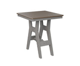 Berlin Gardens Harbor Bar Tables 28" Square Bar Table with Hammered Top