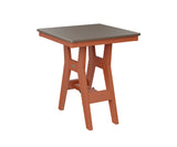 Berlin Gardens Harbor Dining Tables 28" Square Dining Table with Hammered Top