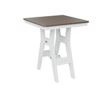 Berlin Gardens Harbor Counter Tables 28" Square Counter Table with Hammered Top
