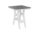 Berlin Gardens Harbor Bar Tables 28" Square Bar Table with Hammered Top